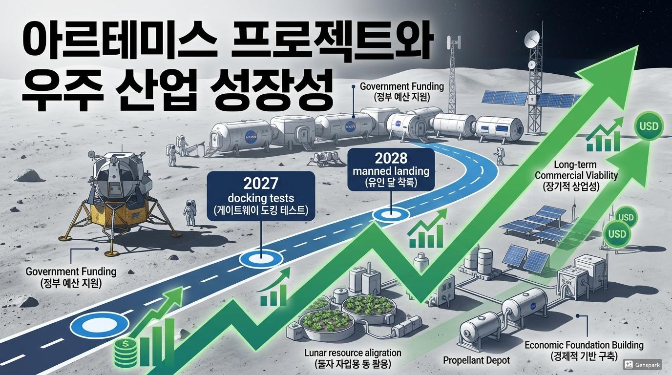 아르테미스 프로젝트와 우주 산업 성장성