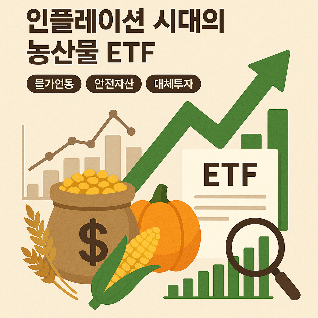 인플레이션 시대의 농산물 ETF (물가 연동, 안전 자산, 대체 투자)