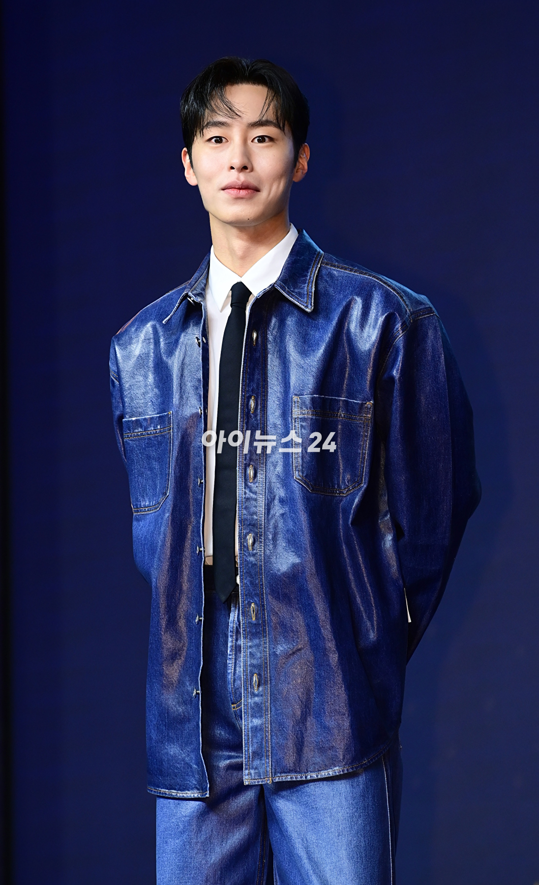 배우 이재욱이 26일 오전 서울 종로구 JW 메리어트 동대문 스퀘어 서울에서 열린 디즈니+ 오리지널 시리즈 &#39;로얄로더&#39; 제작발표회에 참석하고 있다. [사진=정소희 기자]