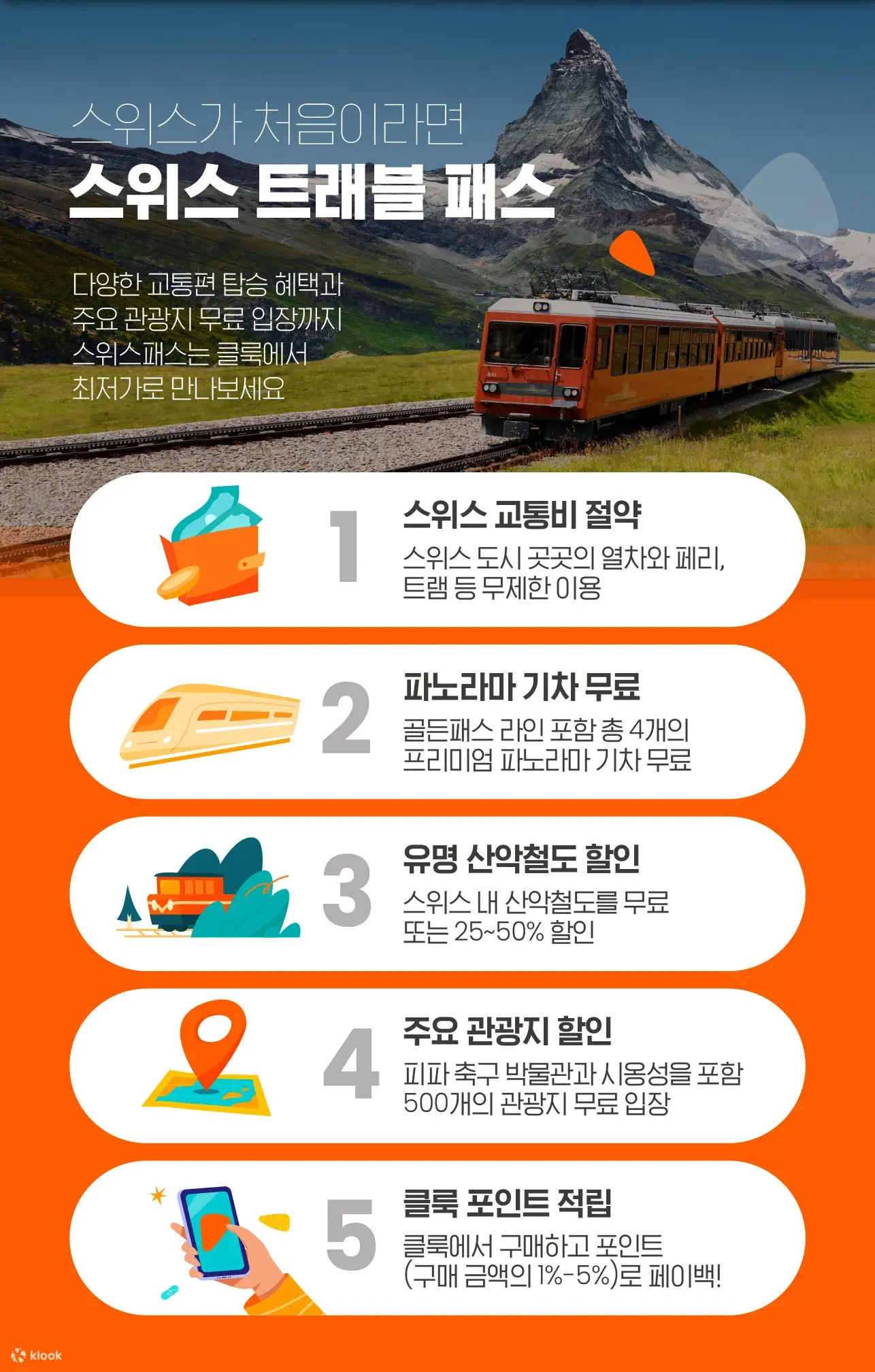 스위스트래블패스혜택