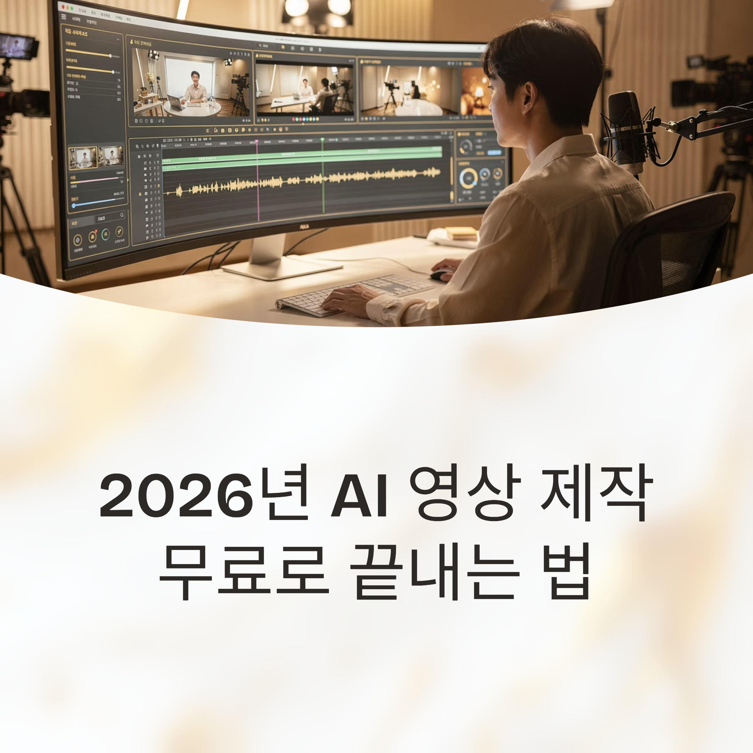 AI 하나면 고퀄 영상 완성! 무료인데 이 정도? SNS 마케터&middot;크리에이터 필수 툴 TOP3, 지금 바로 클릭해서 영상 퀄리티 확 바꿔보세요.