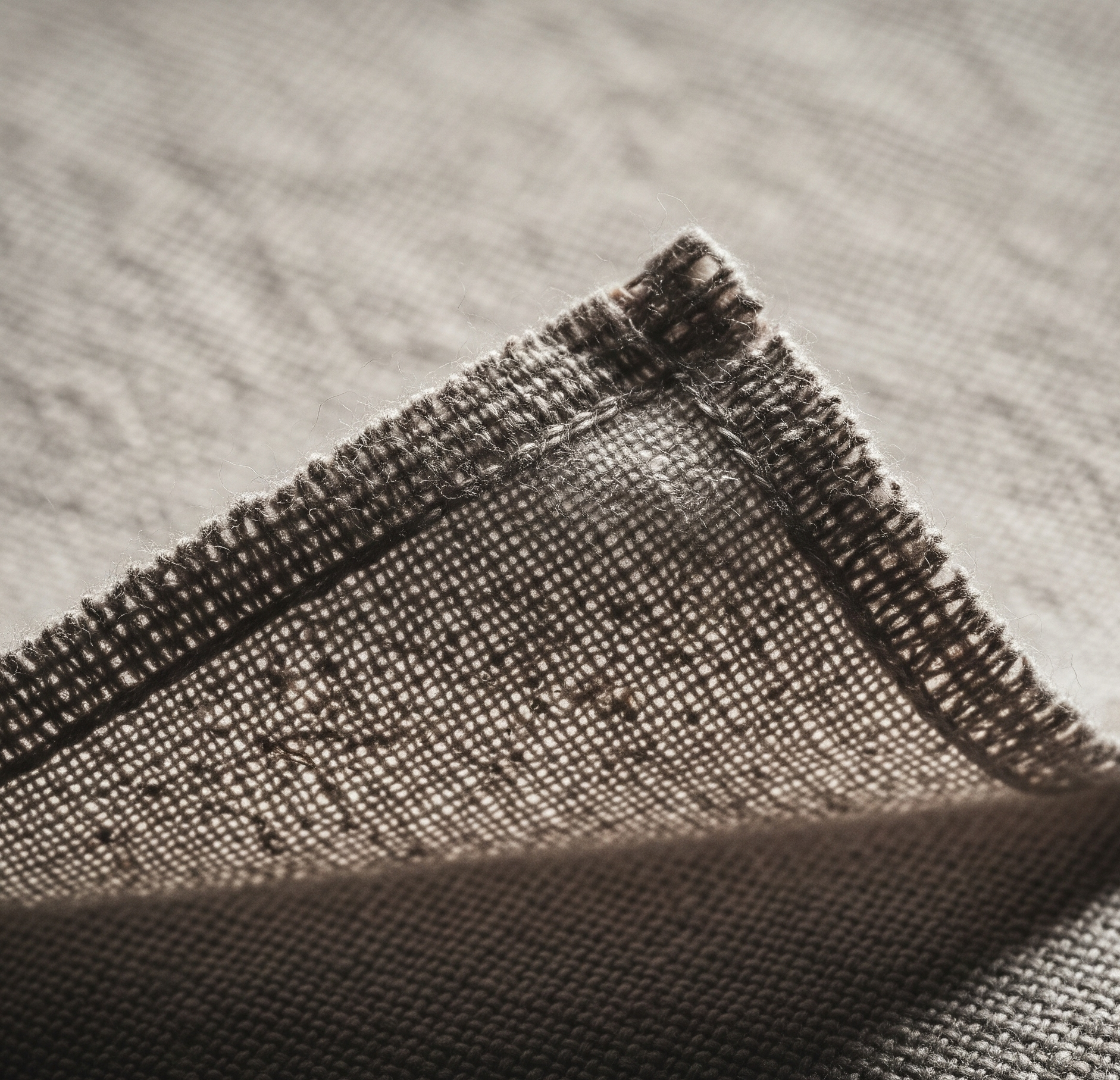 원단의 겉과 안