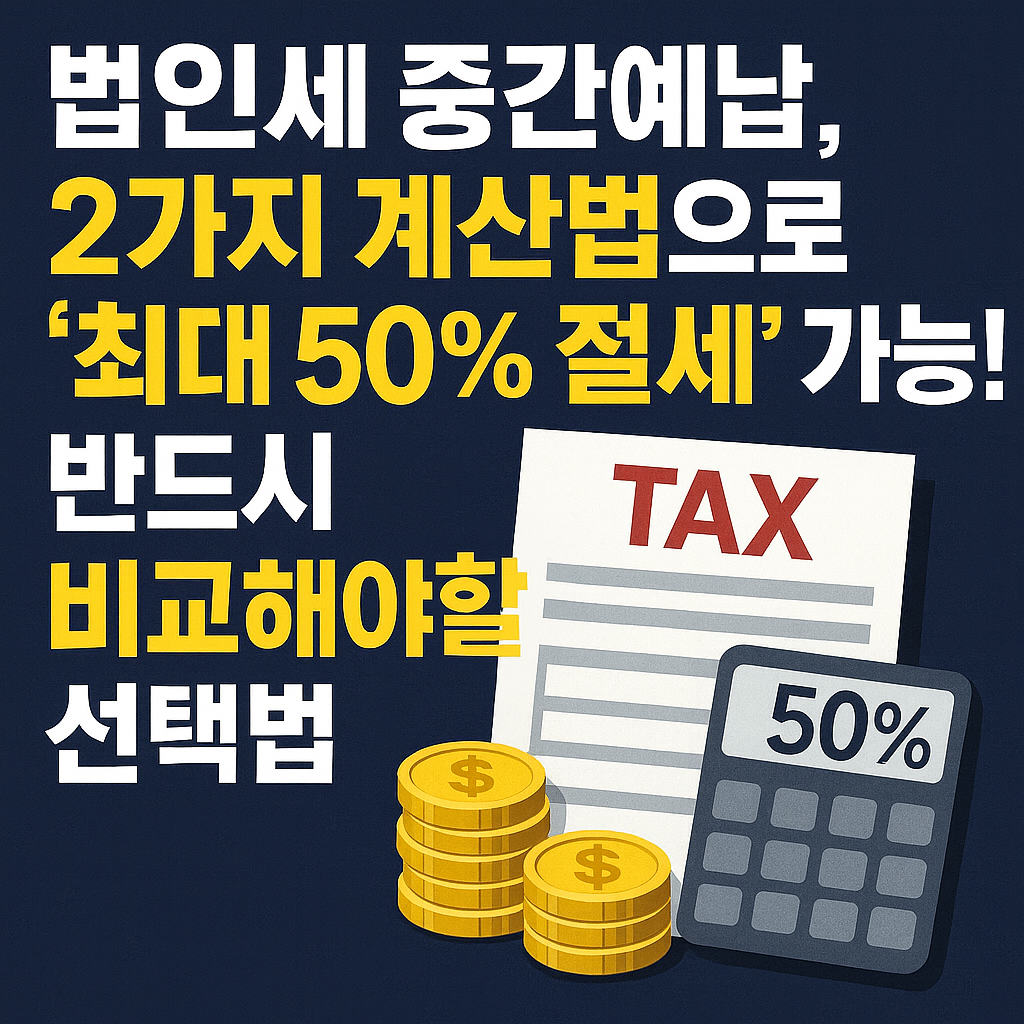 법인세 중간 예납