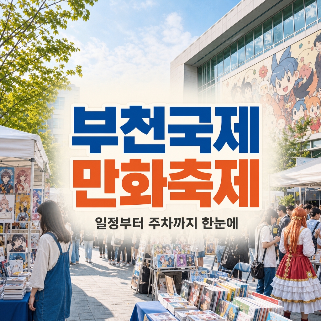 2026 부천국제만화축제 정리｜일정&middot;입장료&middot;프로그램&middot;주차 교통