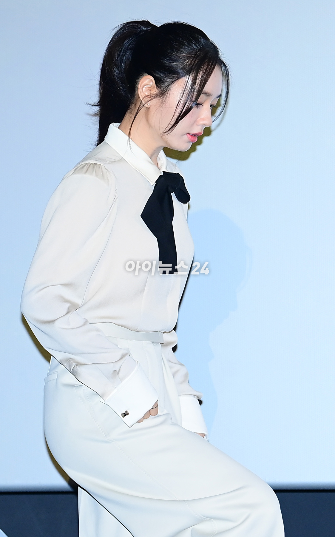 배우 안은진이 11일 오후 서울 CGV 용산아이파크몰에서 열린 영화 '시민덕희'(감독 박영주) 언론시사회에 참석하고 있다. [사진=정소희 기자]