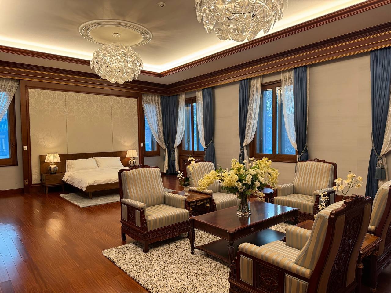 관저 침실 재현 사진