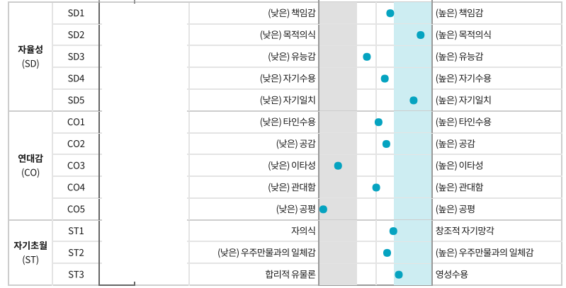 TCI 성격&#44; 인성검사