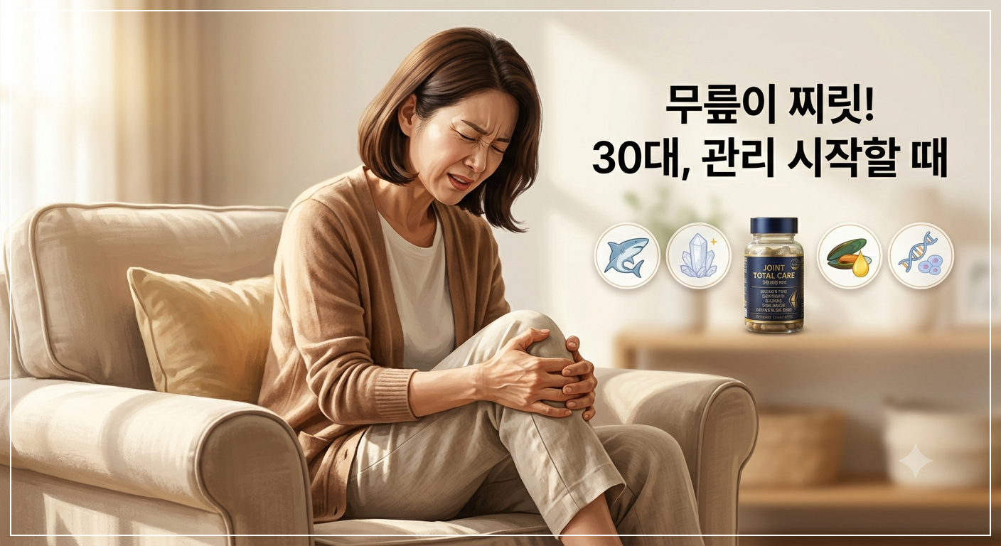 무릎관리는 30대부터 시작하세요