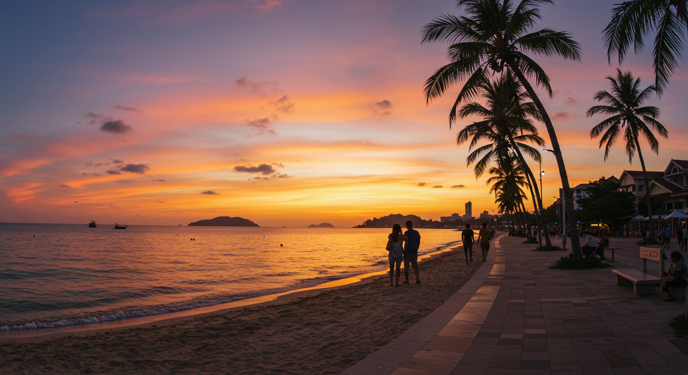 바투 페링기 해변 산책