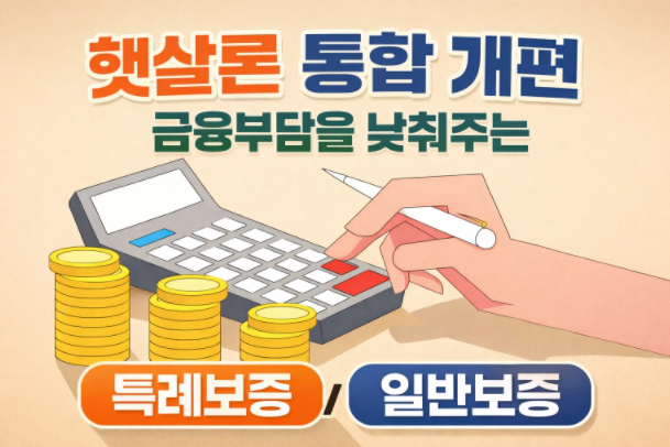 햇살론 통합 개편