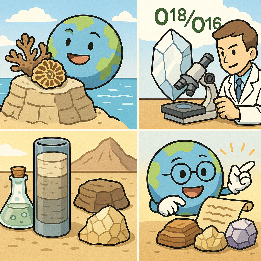 광물이 남긴 지구의 날씨 흔적