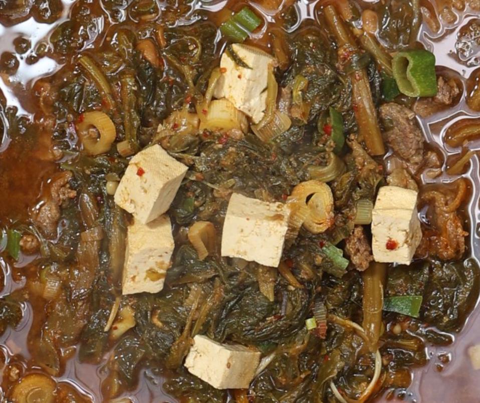 시래기가 푸짐하게 들어간 생생정보 세연할머니의 시래기된장찌개