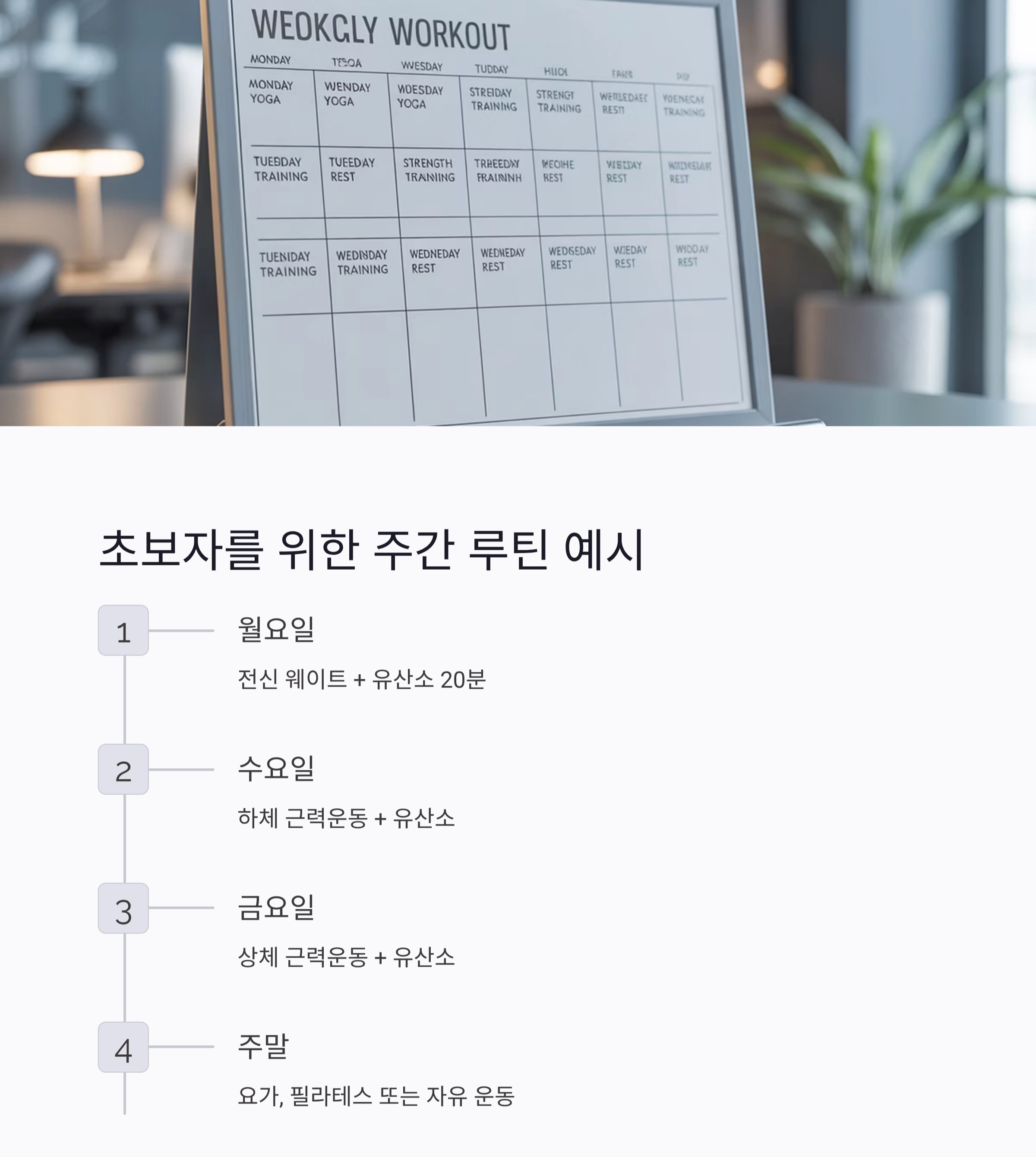 식단과 운동 병행 루틴, 효과 2배로 높이는 방법