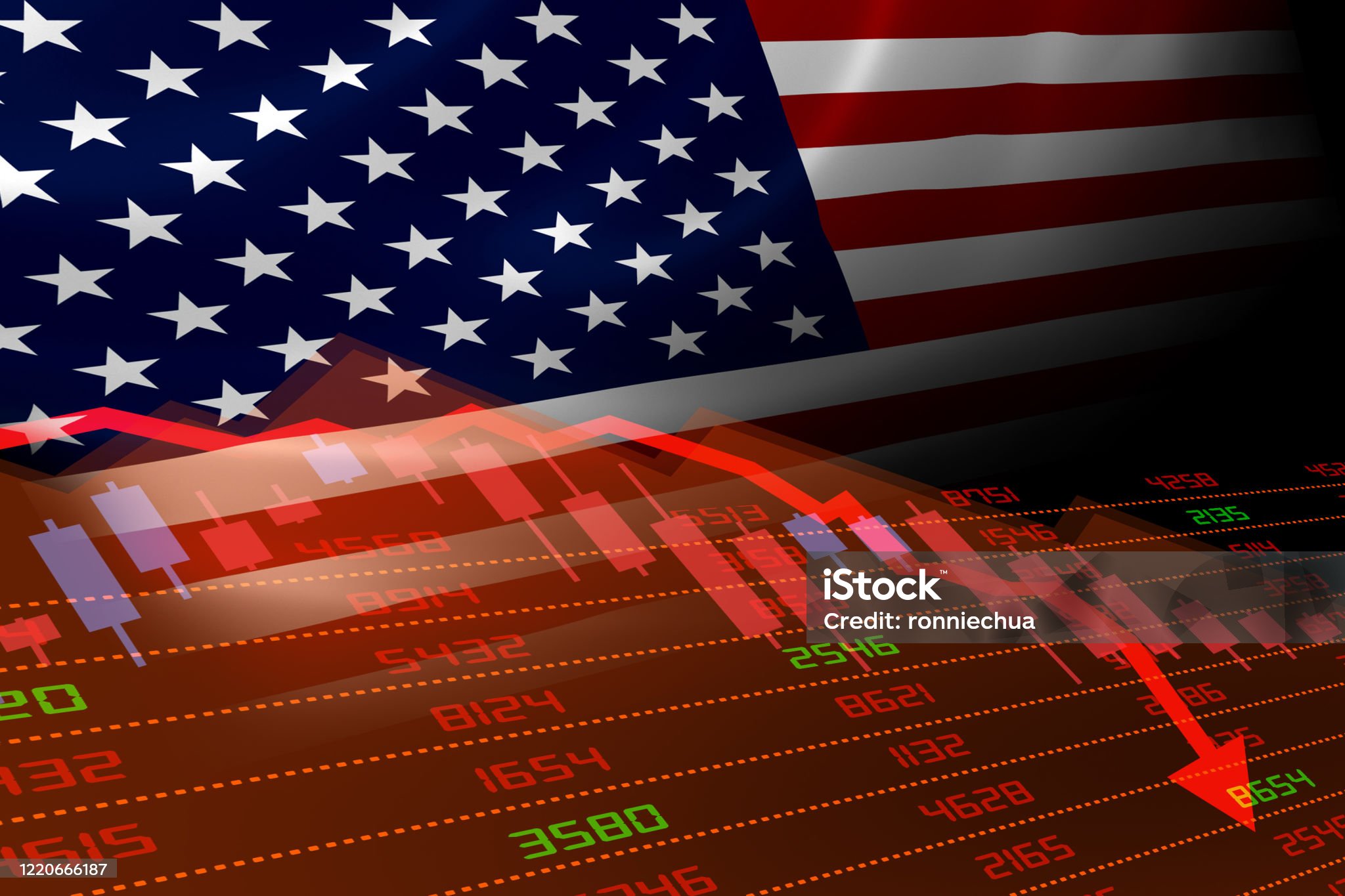 나스닥 하락 관련 사진