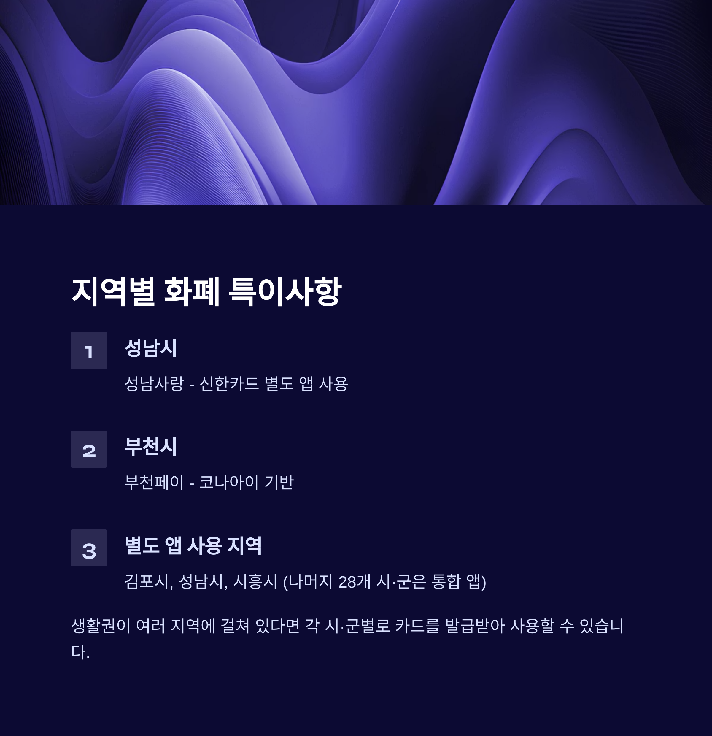 경기지역화폐 어디서 쓸 수 있을까