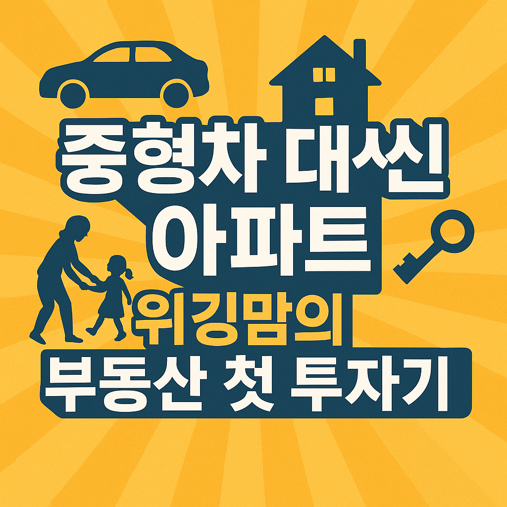 중형차 대신 아파트! 40대 워킹맘의 첫 부동산 투자 성공기 – 공부부터 실행까지