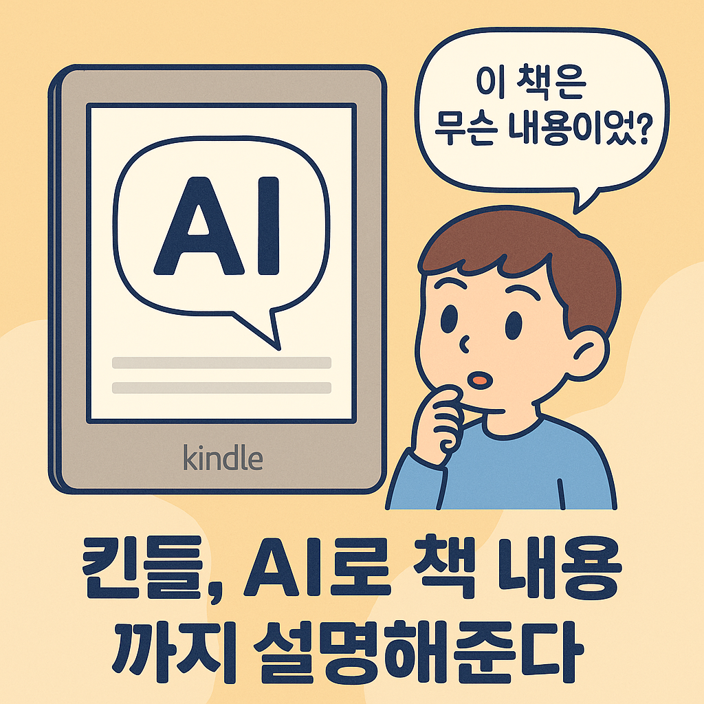 킨들에 AI가 들어왔다? 책도 물어보는 시대