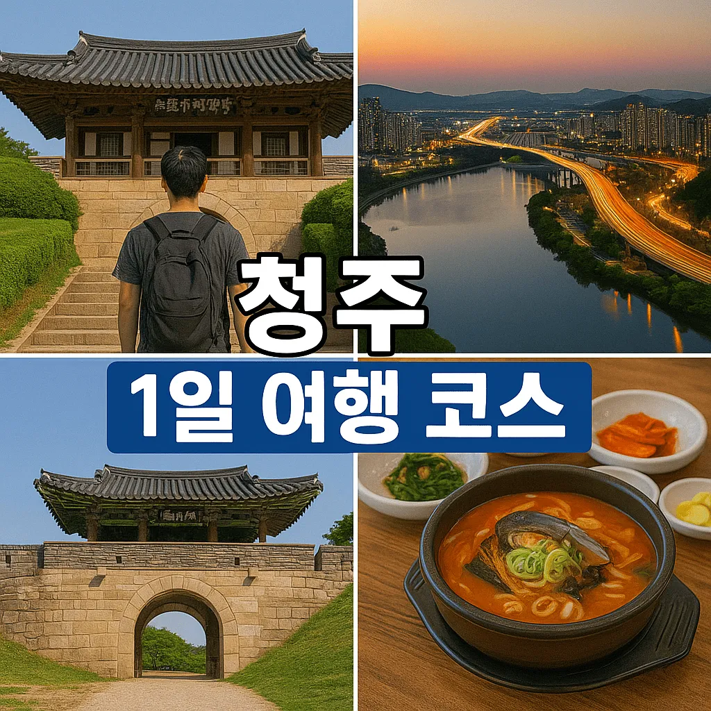 청주 처음이라면 이 코스로 끝난다 - 초보 여행자를 위한 1일 완성 루트
