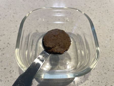 방풍나물 무침 양념 - 된장