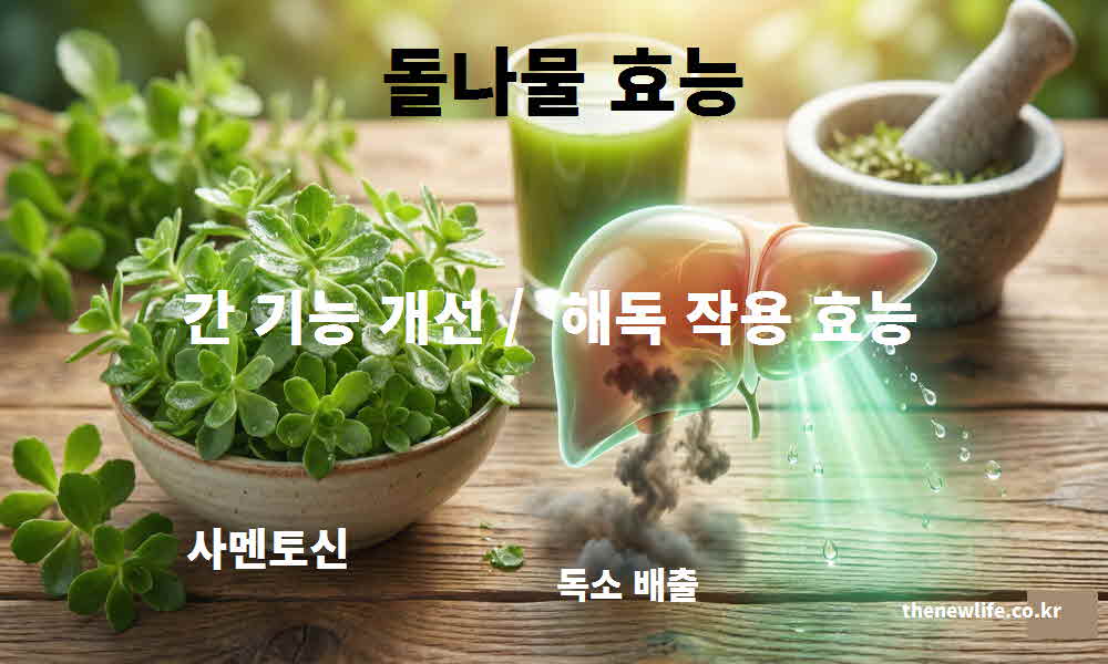 돌나물 효능 간 기능 개선 해독 작용