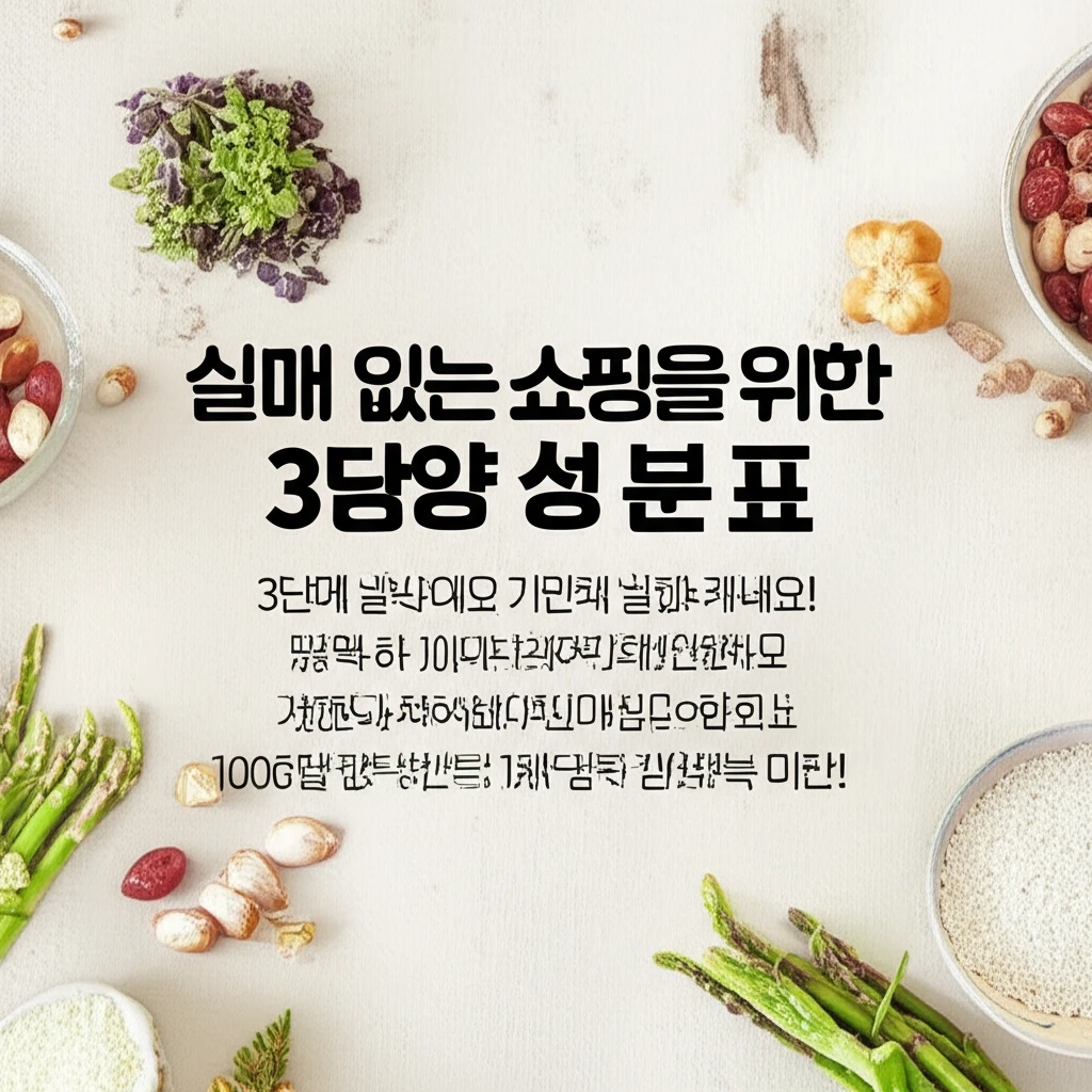 요거트 영양성분표에서 꼭 확인해야 할..