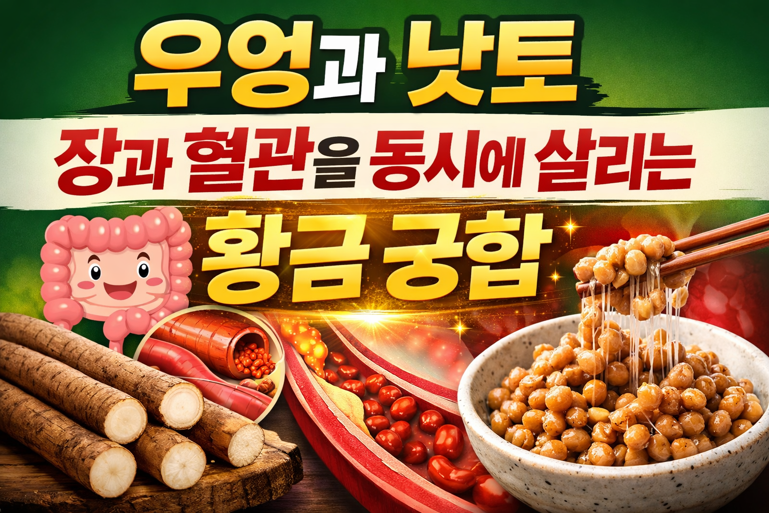 우엉과 낫토