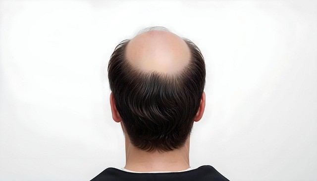 탈모가 많이 진행된 상태의 모습