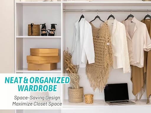 논슬립 옷걸이 고르는법 실제 사용 후 옷장 정리