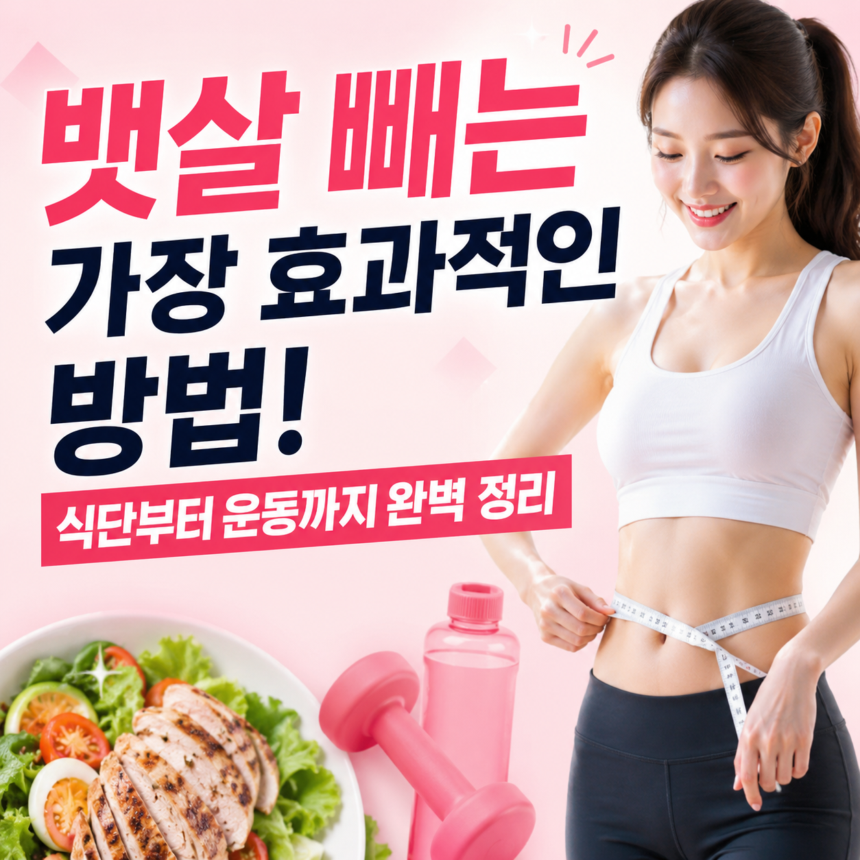 뱃살 빼는 가장 효과적인 방법