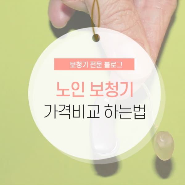 노인 보청기 가격 비교 및 가격이 비싼 이유 소개 콘텐츠