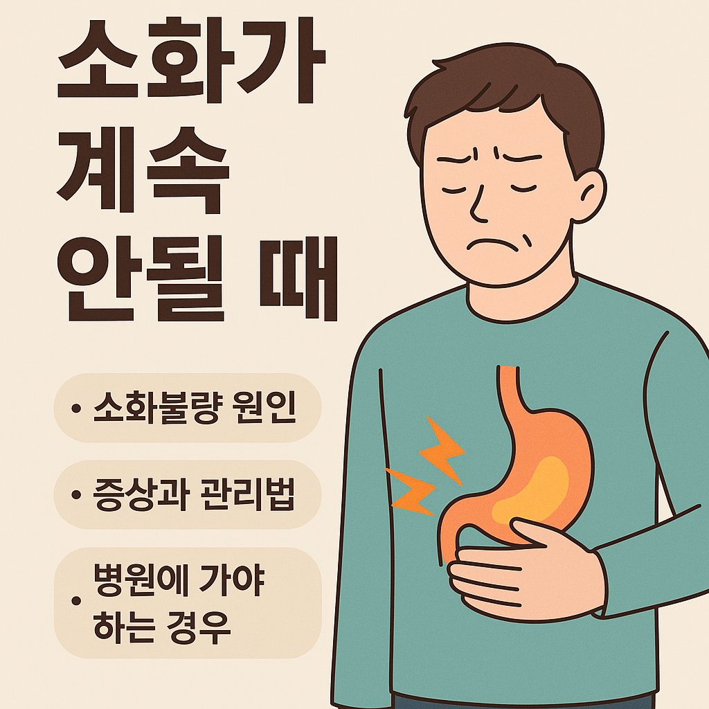 소화가 안될때 원인과 해결법 알아보기