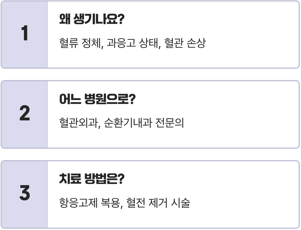 다리 붓고 아프다면? 심부정맥혈전증 대표 초기증상 5가지