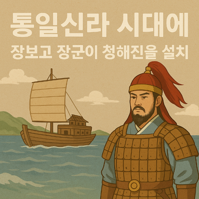 장보고 장군 청해진 설치