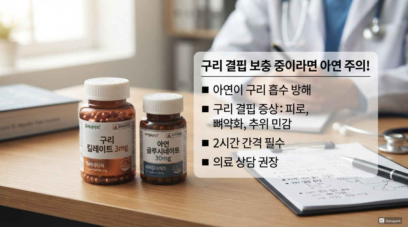 구리와 아연, 함께 먹을 때 확인할 점