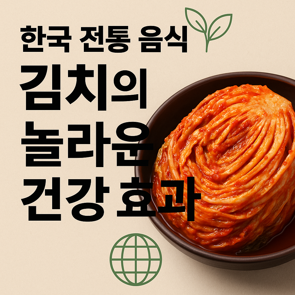 한국 전통 음식: 김치의 놀라운 건강 효과