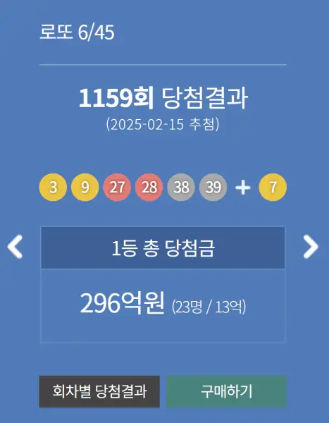 로또-당첨결과-1159회