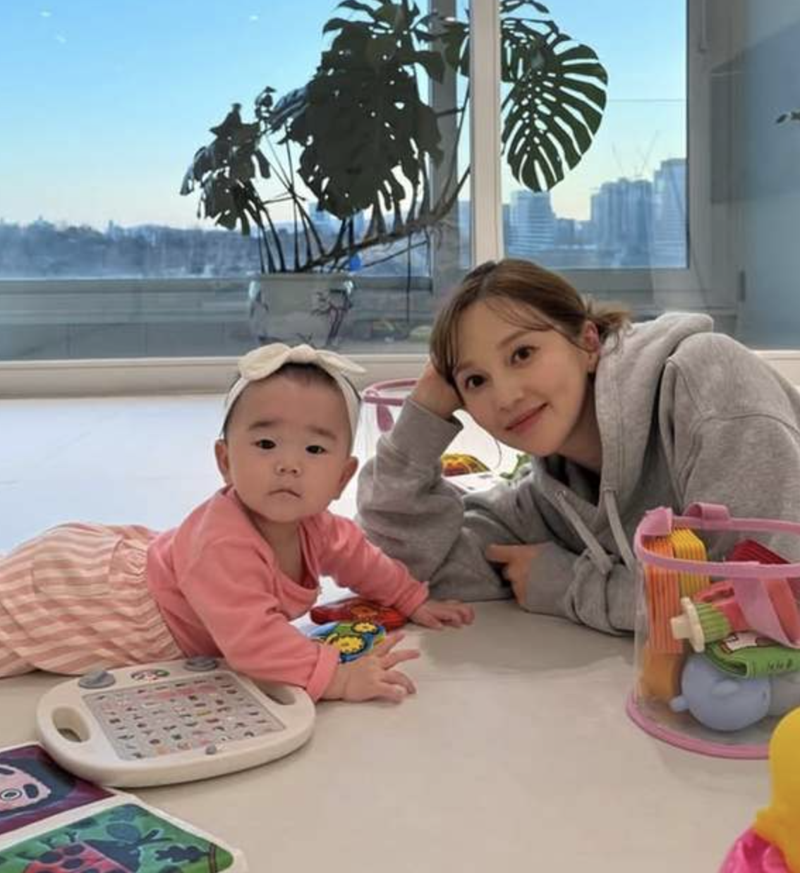 딸과 함께한 아유미 인스타그램 일상 모습
