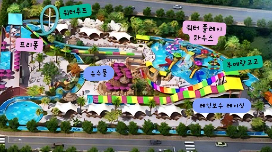 순창워터파크 전경(모형)