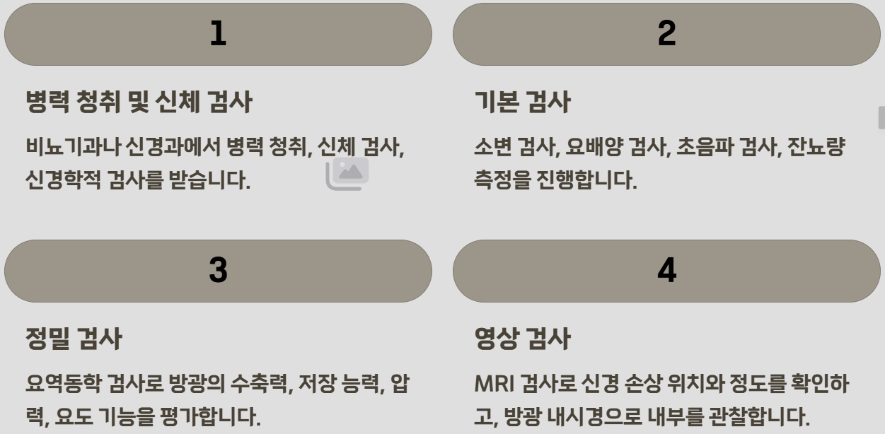 신경인성 방광 질환 원인