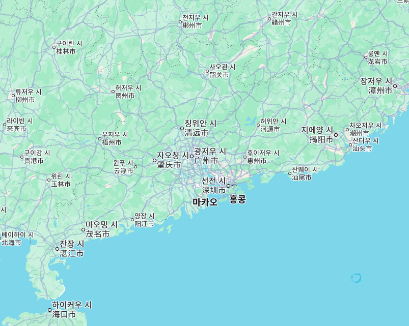 중국 광동 더위