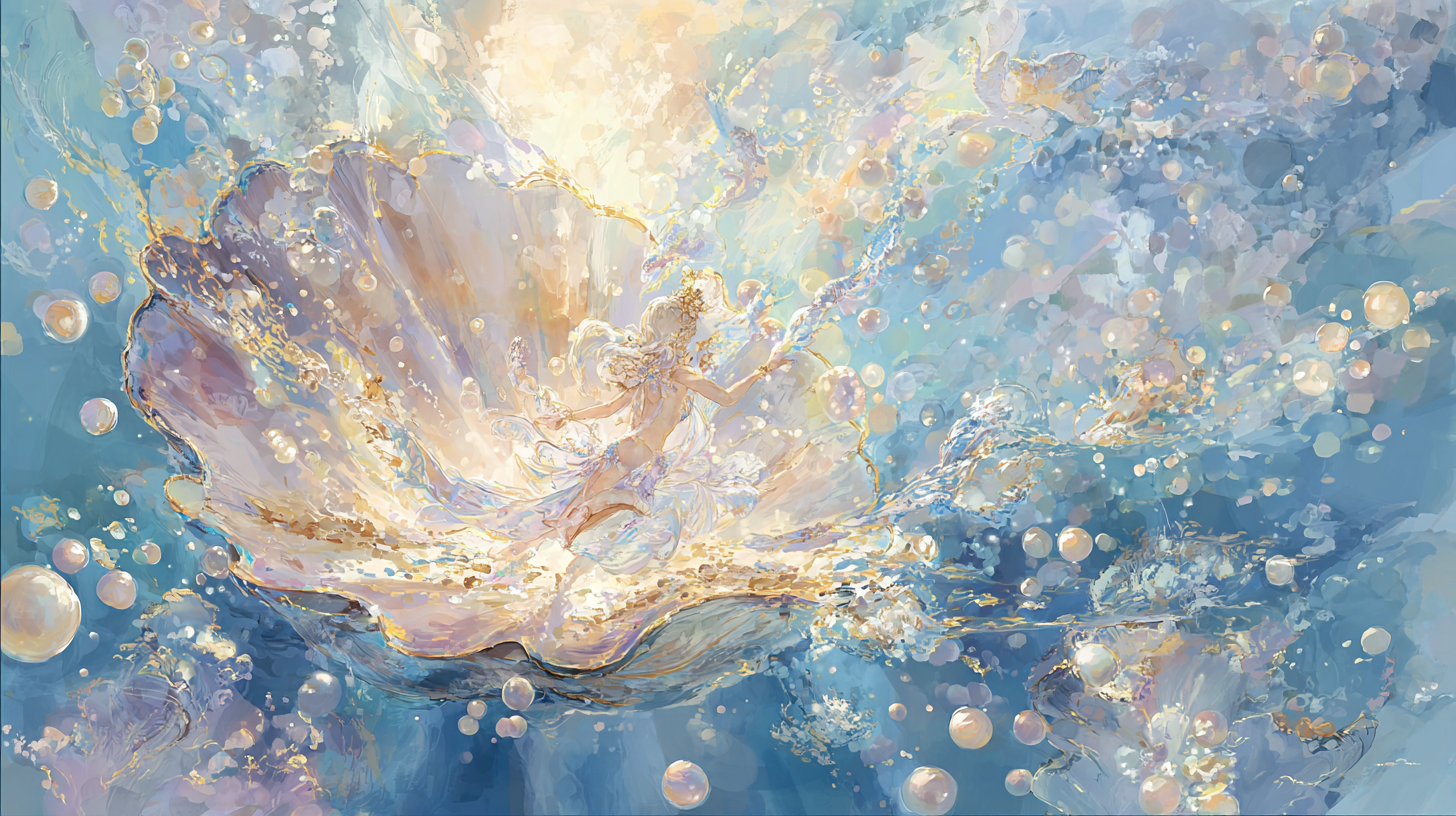 진주: 아프로디테의 탄생부터 순결, 달빛까지 - 바다 거품에서 태어난 사랑의 여신이 선사하는 순수한 아름다움