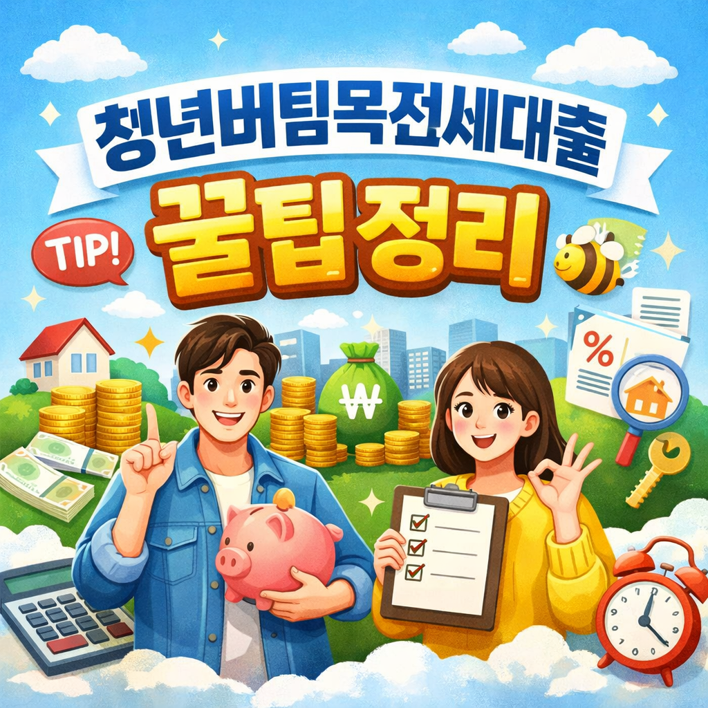 청년버팀목전세대출 이자, 소득 조건 및 꿀팁 정리