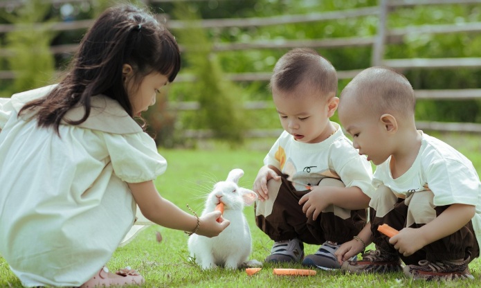 어린이들의 모습