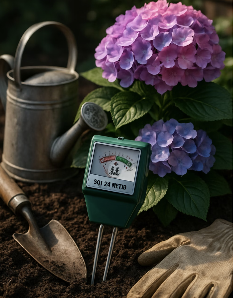 꽃 색깔의 비밀, 흙 속에 있어요