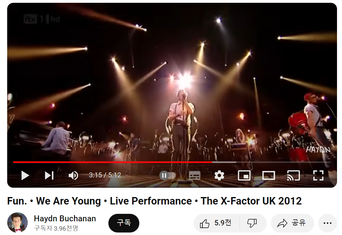 The X-Factor UK 2012 공연