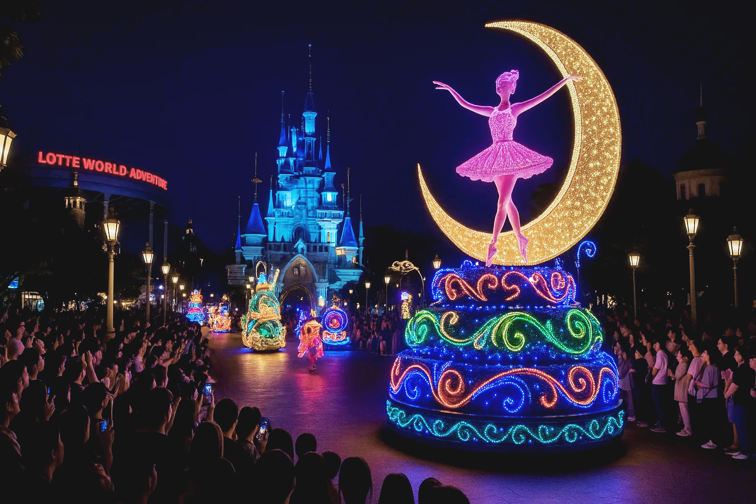 롯데월드 야간개장