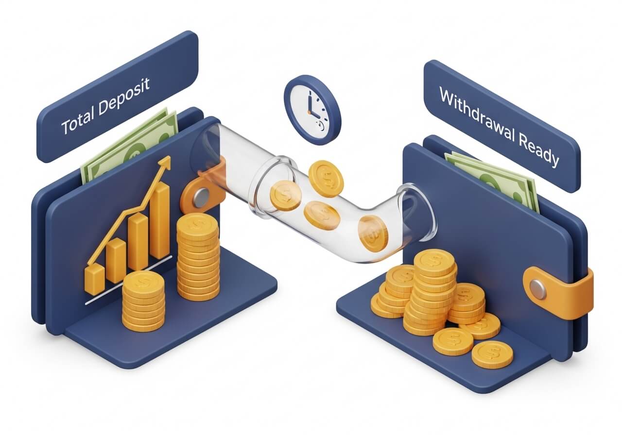 예수금과 출금가능금액