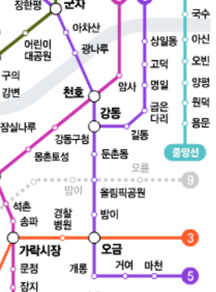 서울 지하철 노선도 크게보기