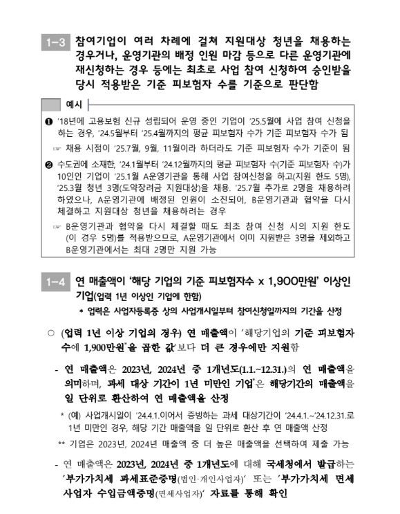 2025년 청년일자리 도약장려금