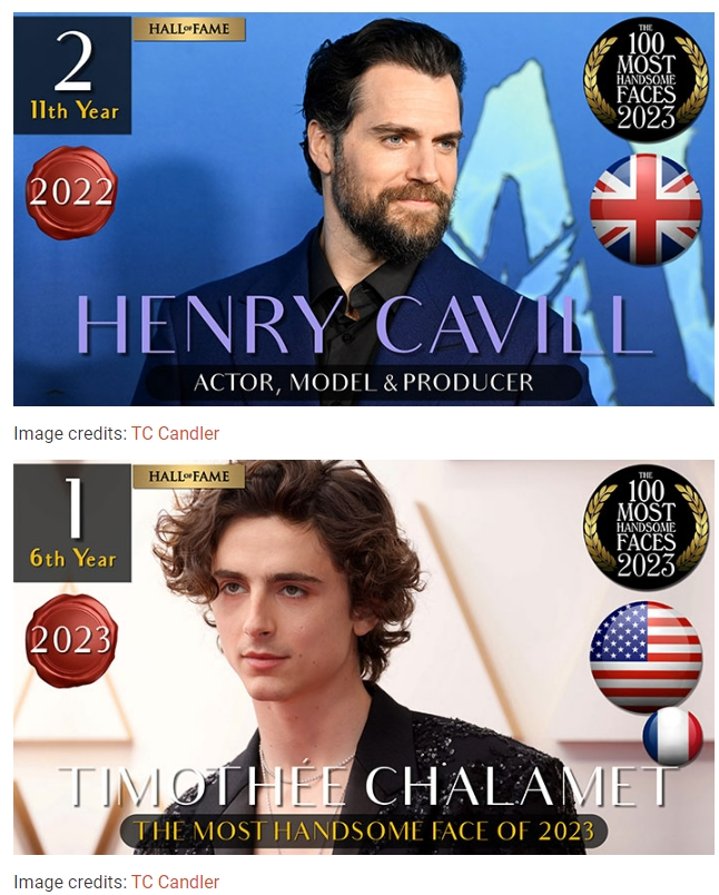 2023년 가장 잘 생긴 남자 l 가장 얼굴이 아름다운 여자 VIDEO: The most handsome face in the worldㅣ'Top 100 Most Beautiful Faces in the World(2023)